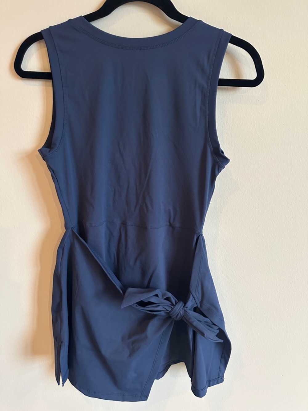 Sleeveless Athletic Tank Dress - Navy